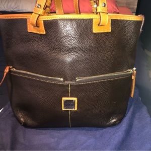Dooney & Bourke Pebble Grain Convertible Shopper